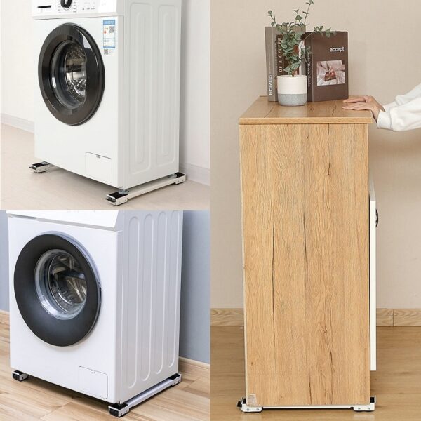 Washing Machine Stand Refrigerator Raised Base Dryer Holder Home Appliance Mobile Shelf Organizer Bathroom Kitchen Accessories