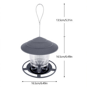 Wild-Bird-Feeder-Hanging-Gazebo-Feeding-Tool-with-Round-Shaped-Roof-Portable-Waterproof-Pet-Supply-for-1